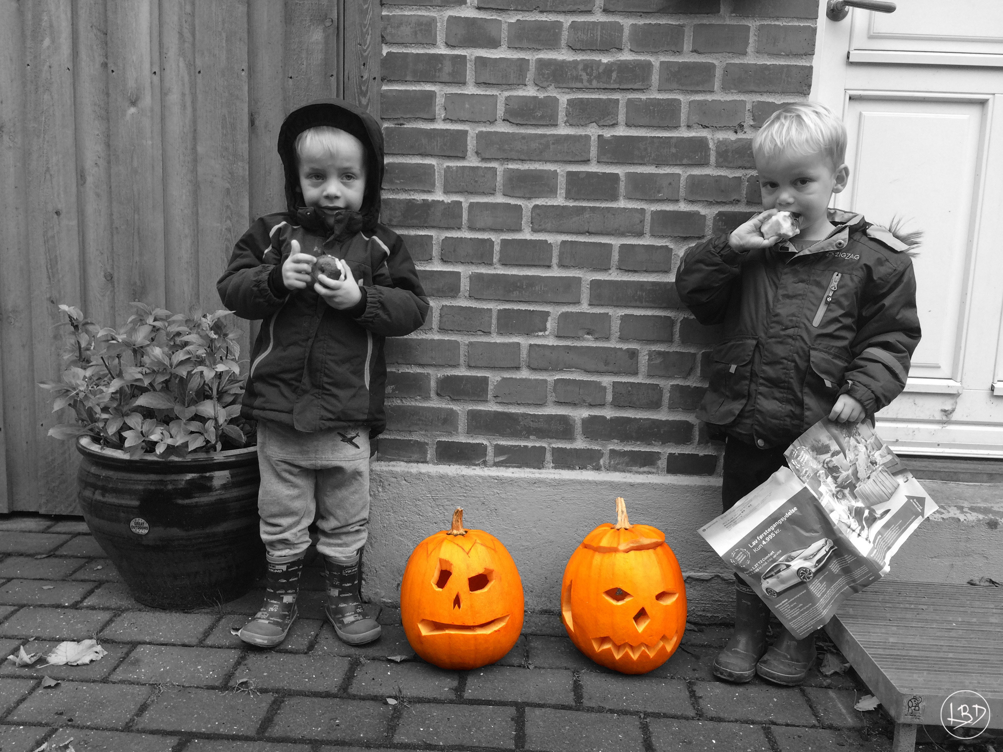 Halloween efter redigering